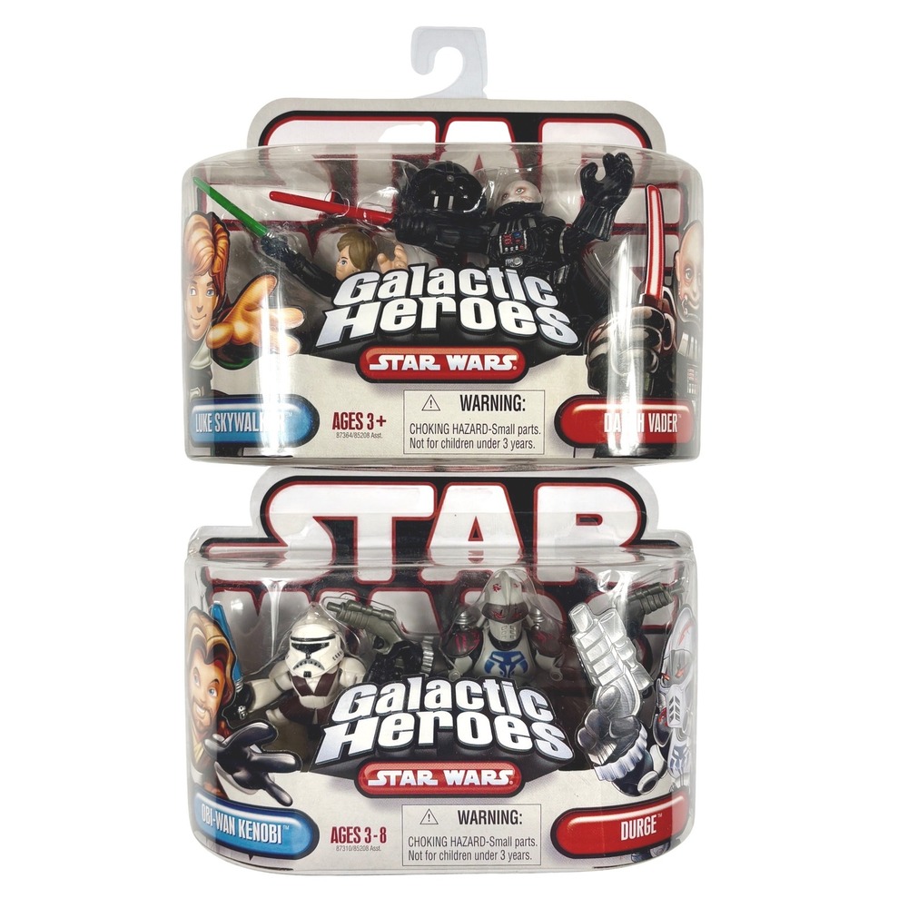SKYWALKER Removable Mask VADER & KENOBI DURGE Star Wars Galactic Heroes Figures